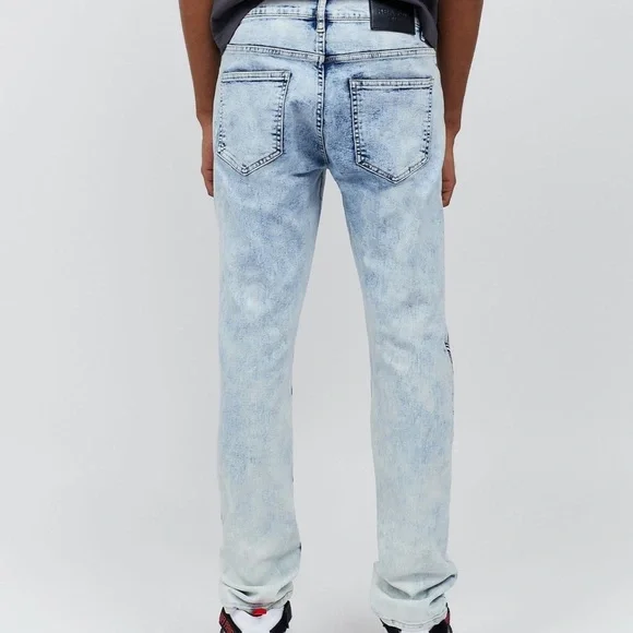 REASON CLOTHING NEW YORK Premium Denim And Goods Comic Denim Jeans Multi Size 40 - Picture 15 of 16